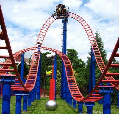 Rollercoaster at Alton Towers